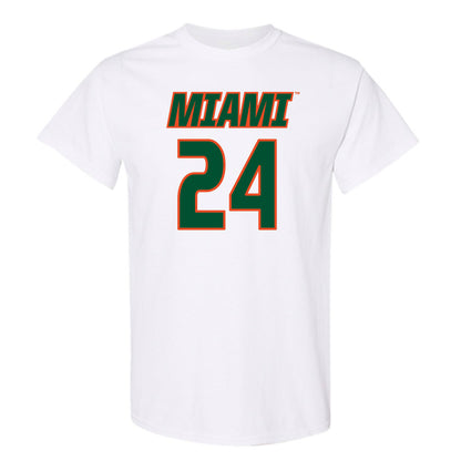 Miami - NCAA Women's Soccer : Alyssa Stephenson - Replica Shersey T-Shirt-0