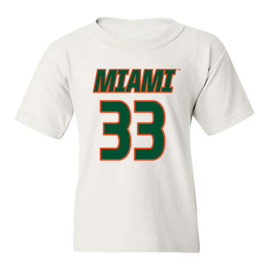 Miami - NCAA Women's Soccer : Atlee Olofson - Replica Shersey Youth T-Shirt-0