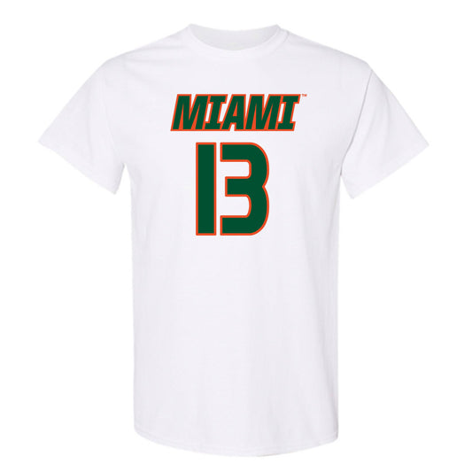 Miami - NCAA Women's Soccer : Crosby Nicholson - Replica Shersey T-Shirt-0