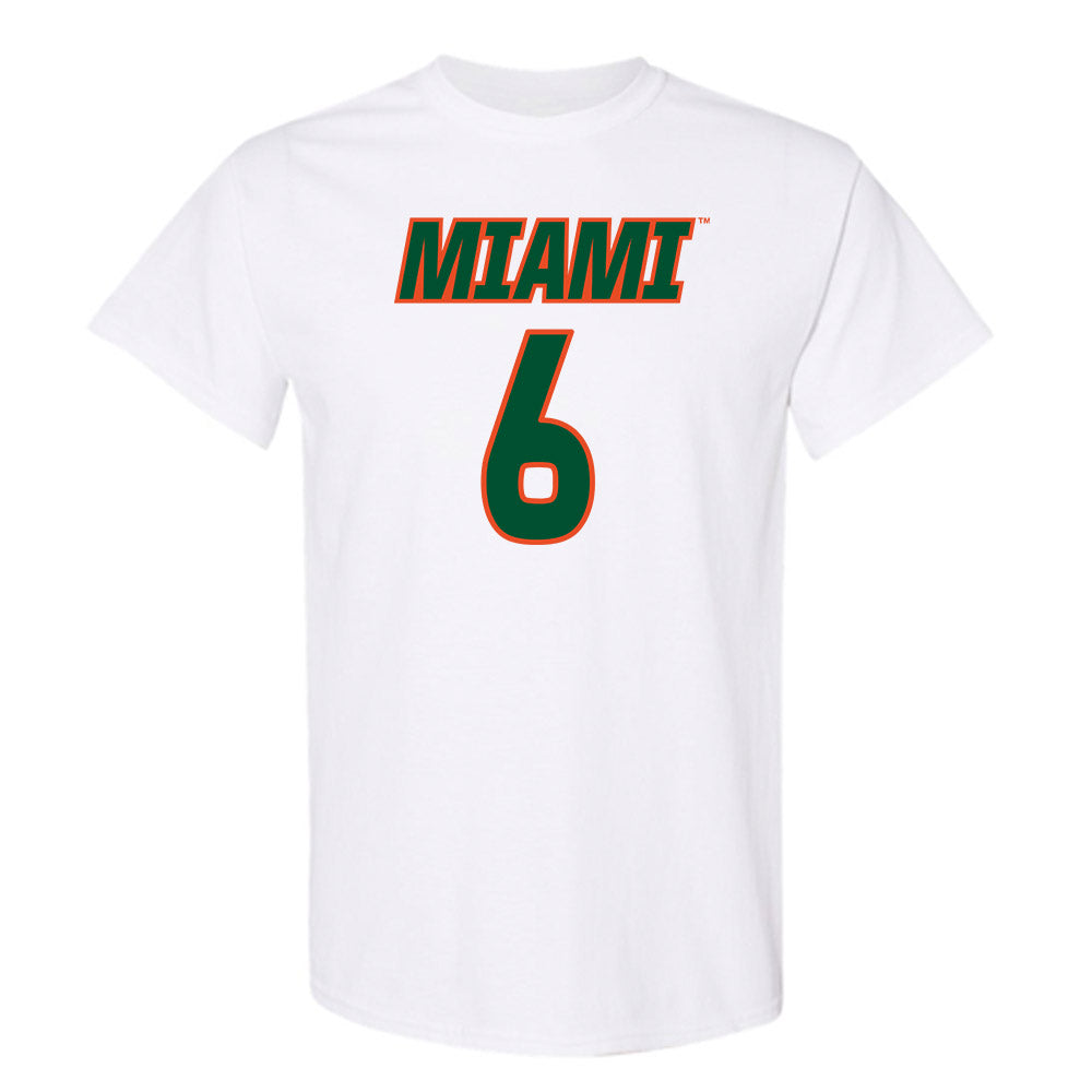 Miami - NCAA Women's Soccer : Jaileah Mcpherson - Replica Shersey T-Shirt-0