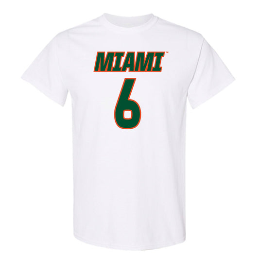 Miami - NCAA Women's Soccer : Jaileah Mcpherson - Replica Shersey T-Shirt-0