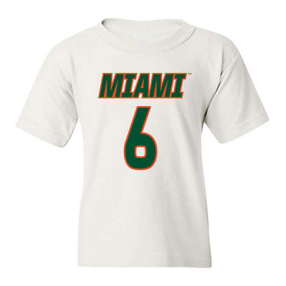 Miami - NCAA Women's Soccer : Jaileah Mcpherson - Replica Shersey Youth T-Shirt-0