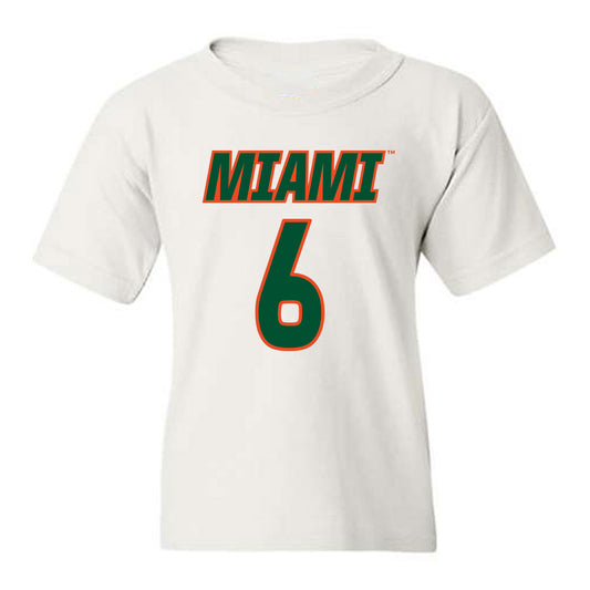 Miami - NCAA Women's Soccer : Jaileah Mcpherson - Replica Shersey Youth T-Shirt-0