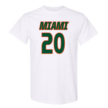 Miami - NCAA Women's Soccer : Grace Mensah - Replica Shersey T-Shirt-0