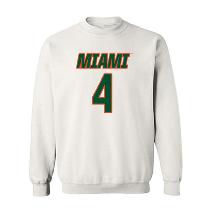 Miami - NCAA Women's Soccer : samantha marella - Replica Shersey Crewneck Sweatshirt-0