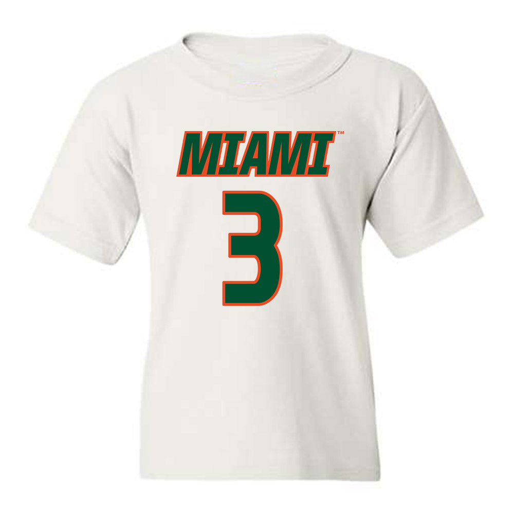 Miami - NCAA Women's Soccer : Noelle Simmons - Replica Shersey Youth T-Shirt-0