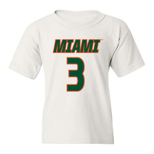Miami - NCAA Women's Soccer : Noelle Simmons - Replica Shersey Youth T-Shirt-0