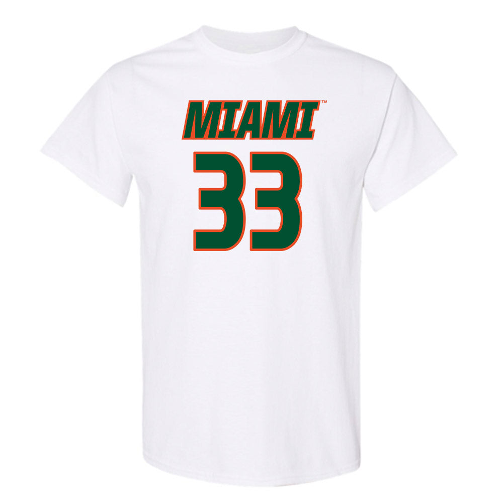 Miami - NCAA Women's Soccer : Atlee Olofson - Replica Shersey T-Shirt-0