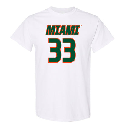 Miami - NCAA Women's Soccer : Atlee Olofson - Replica Shersey T-Shirt-0