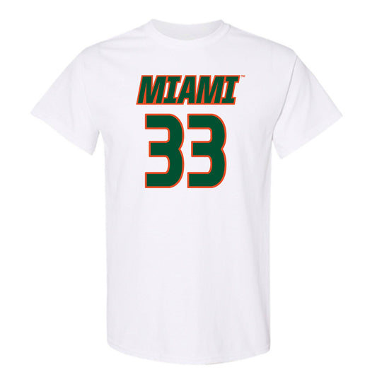 Miami - NCAA Women's Soccer : Atlee Olofson - Replica Shersey T-Shirt-0