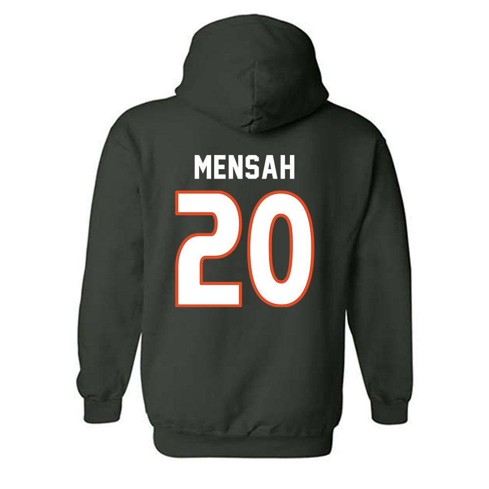 Miami - NCAA Women's Soccer : Grace Mensah - Replica Shersey Hooded Sweatshirt-1