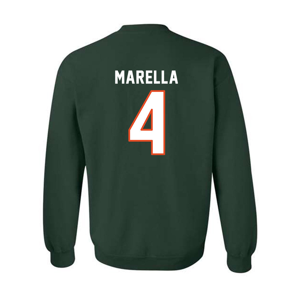 Miami - NCAA Women's Soccer : samantha marella - Replica Shersey Crewneck Sweatshirt-1