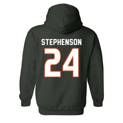 Miami - NCAA Women's Soccer : Alyssa Stephenson - Replica Shersey Hooded Sweatshirt-1