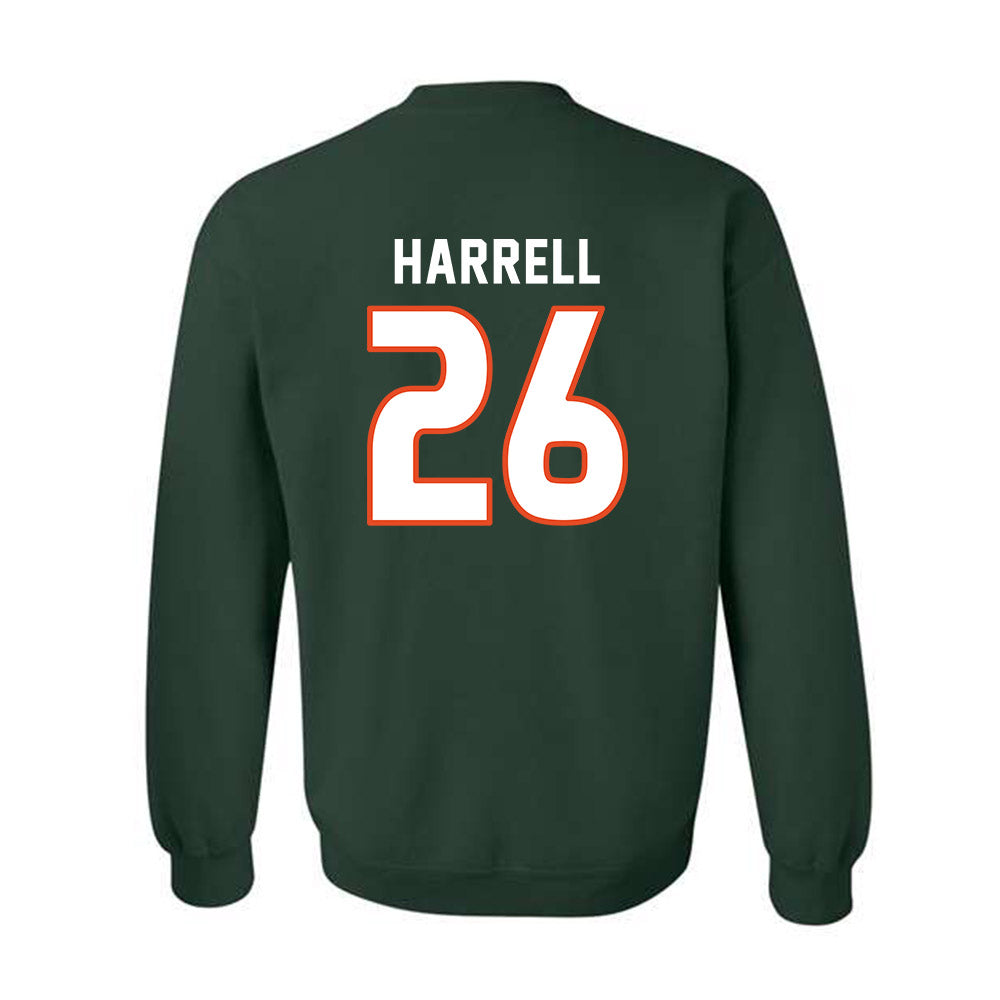 Miami - NCAA Women's Soccer : Dakota Harrell - Replica Shersey Crewneck Sweatshirt-1