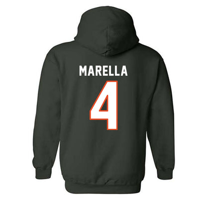 Miami - NCAA Women's Soccer : samantha marella - Replica Shersey Hooded Sweatshirt-1
