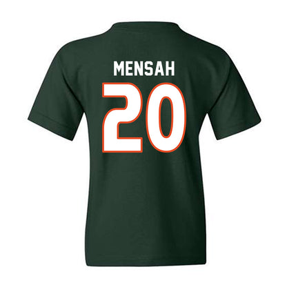Miami - NCAA Women's Soccer : Grace Mensah - Replica Shersey Youth T-Shirt-1