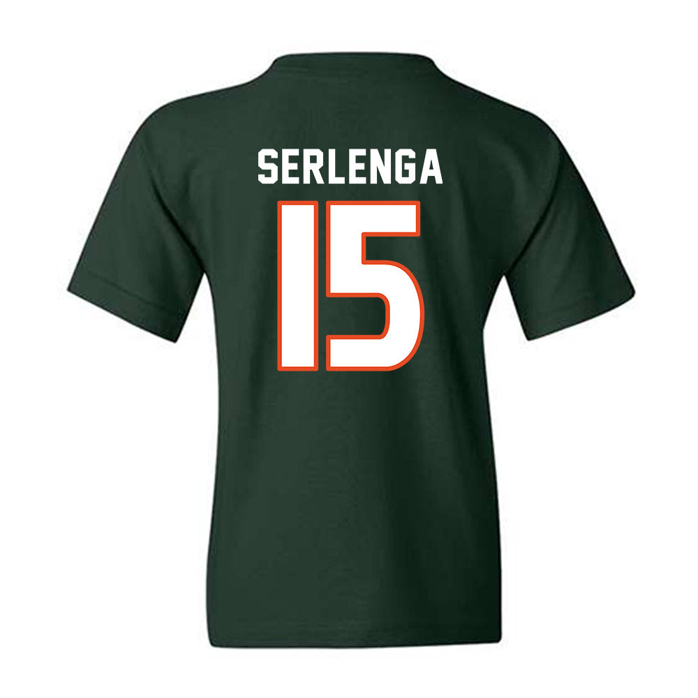Miami - NCAA Women's Soccer : Allie Serlenga - Replica Shersey Youth T-Shirt-1
