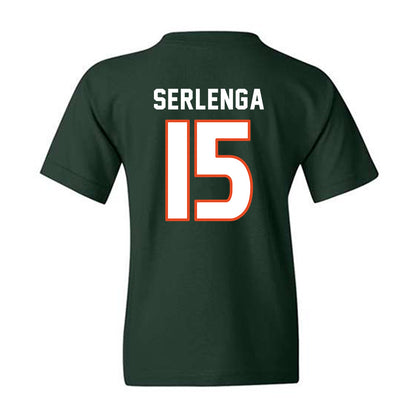 Miami - NCAA Women's Soccer : Allie Serlenga - Replica Shersey Youth T-Shirt-1