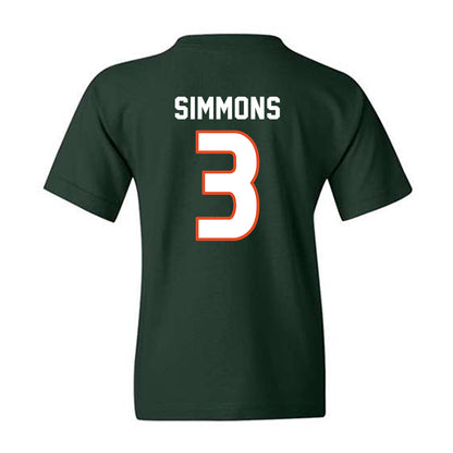 Miami - NCAA Women's Soccer : Noelle Simmons - Replica Shersey Youth T-Shirt-1
