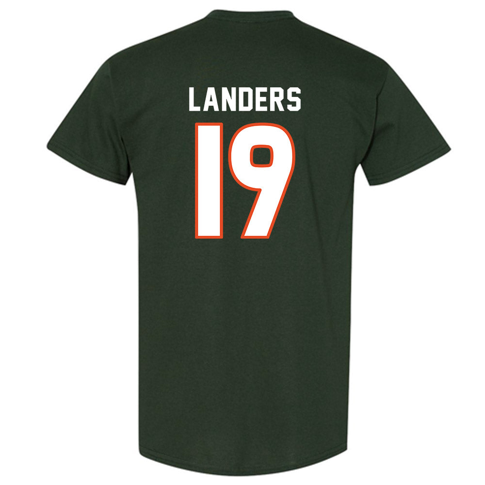 Miami - NCAA Women's Soccer : Maddie Landers - Replica Shersey T-Shirt-1