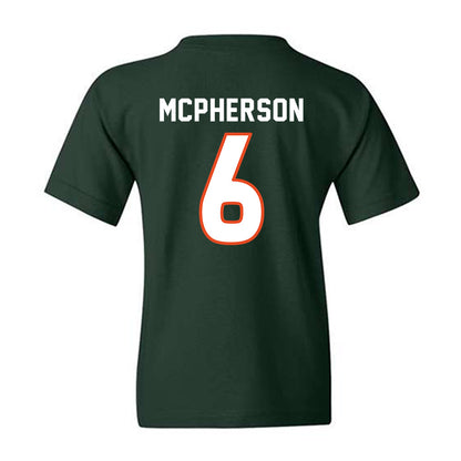 Miami - NCAA Women's Soccer : Jaileah Mcpherson - Replica Shersey Youth T-Shirt-1