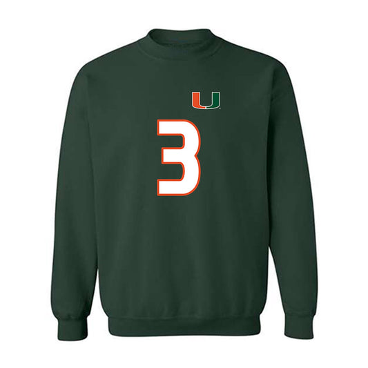 Miami - NCAA Women's Soccer : Noelle Simmons - Replica Shersey Crewneck Sweatshirt-0