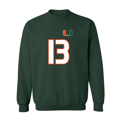 Miami - NCAA Women's Soccer : Crosby Nicholson - Replica Shersey Crewneck Sweatshirt-0