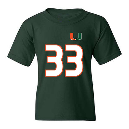 Miami - NCAA Women's Soccer : Atlee Olofson - Replica Shersey Youth T-Shirt-0