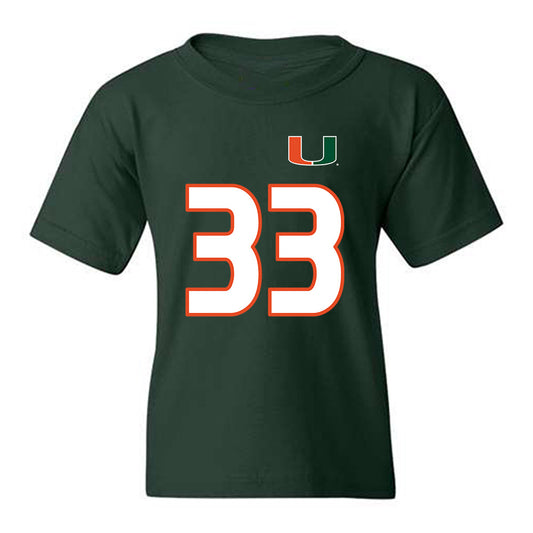 Miami - NCAA Women's Soccer : Atlee Olofson - Replica Shersey Youth T-Shirt-0