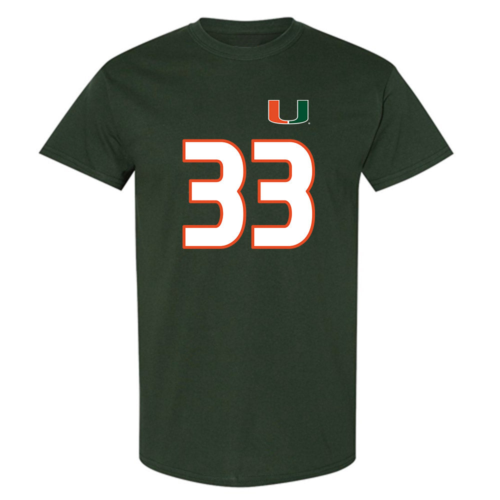 Miami - NCAA Women's Soccer : Atlee Olofson - Replica Shersey T-Shirt-0