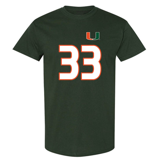 Miami - NCAA Women's Soccer : Atlee Olofson - Replica Shersey T-Shirt-0