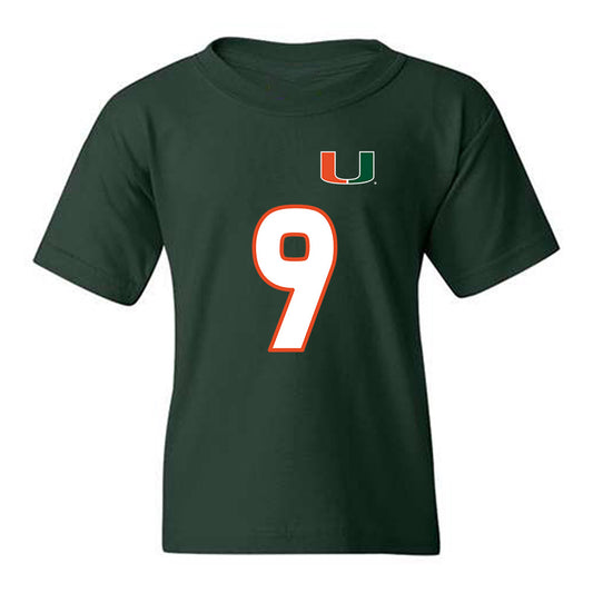 Miami - NCAA Women's Soccer : Zoie Fontenot - Replica Shersey Youth T-Shirt-0