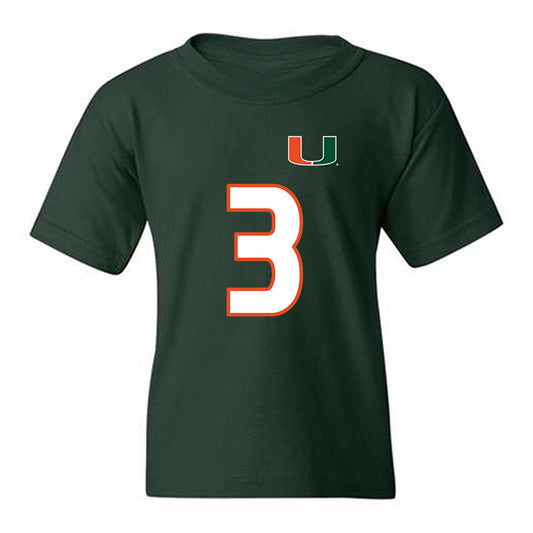 Miami - NCAA Women's Soccer : Noelle Simmons - Replica Shersey Youth T-Shirt-0