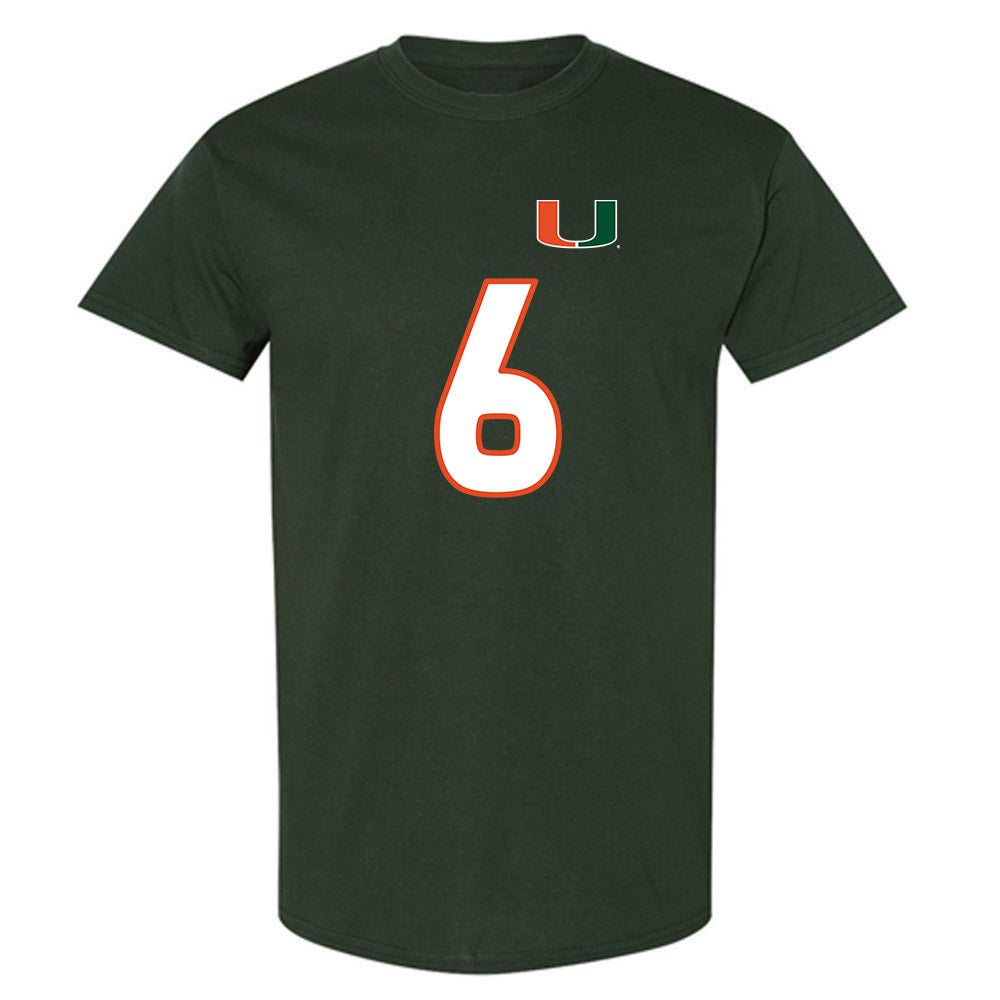Miami - NCAA Women's Soccer : Jaileah Mcpherson - Replica Shersey T-Shirt-0
