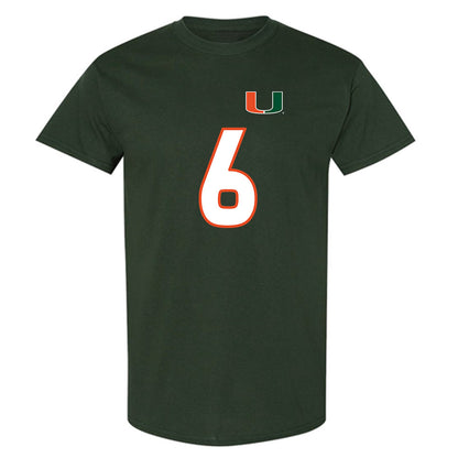 Miami - NCAA Women's Soccer : Jaileah Mcpherson - Replica Shersey T-Shirt-0