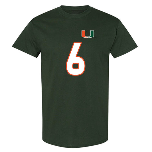 Miami - NCAA Women's Soccer : Jaileah Mcpherson - Replica Shersey T-Shirt-0
