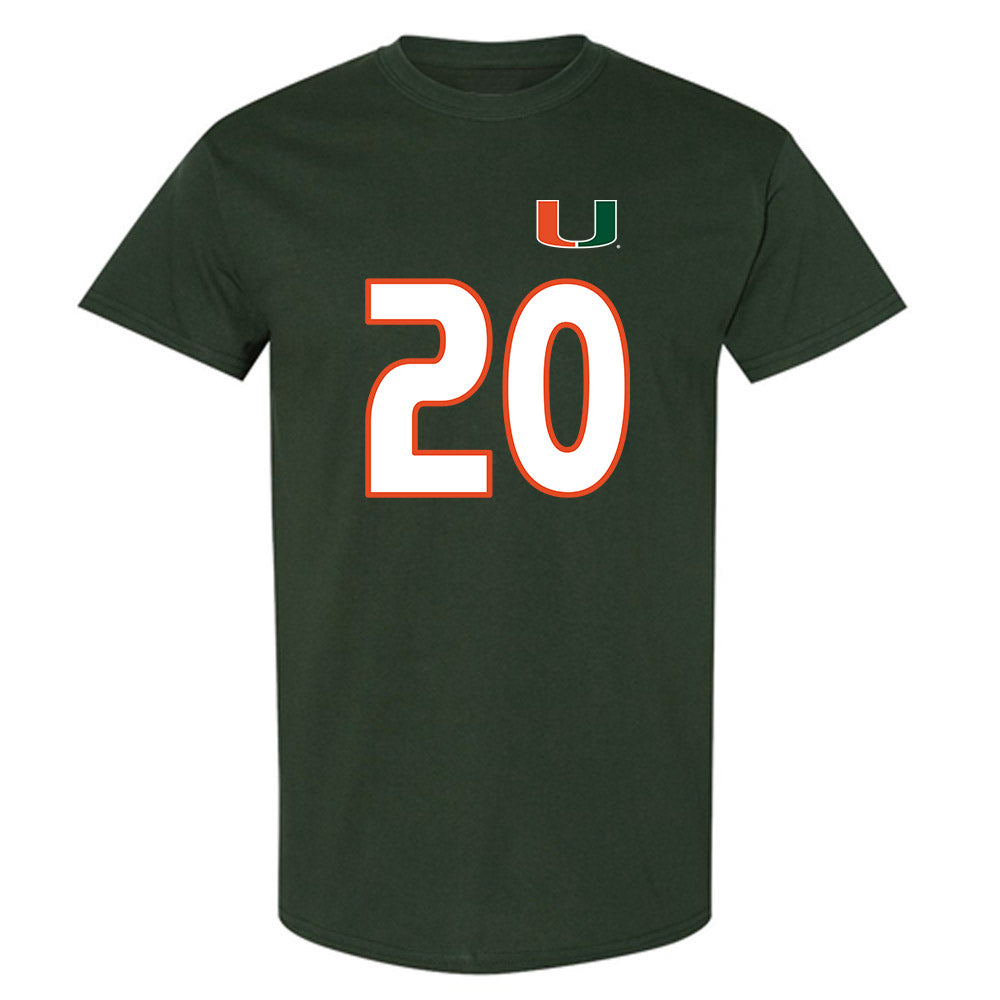 Miami - NCAA Women's Soccer : Grace Mensah - Replica Shersey T-Shirt-0