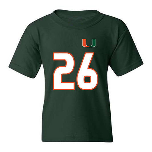 Miami - NCAA Women's Soccer : Dakota Harrell - Replica Shersey Youth T-Shirt-0
