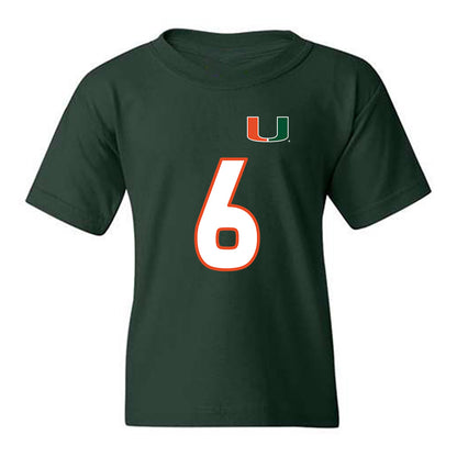 Miami - NCAA Women's Soccer : Jaileah Mcpherson - Replica Shersey Youth T-Shirt-0