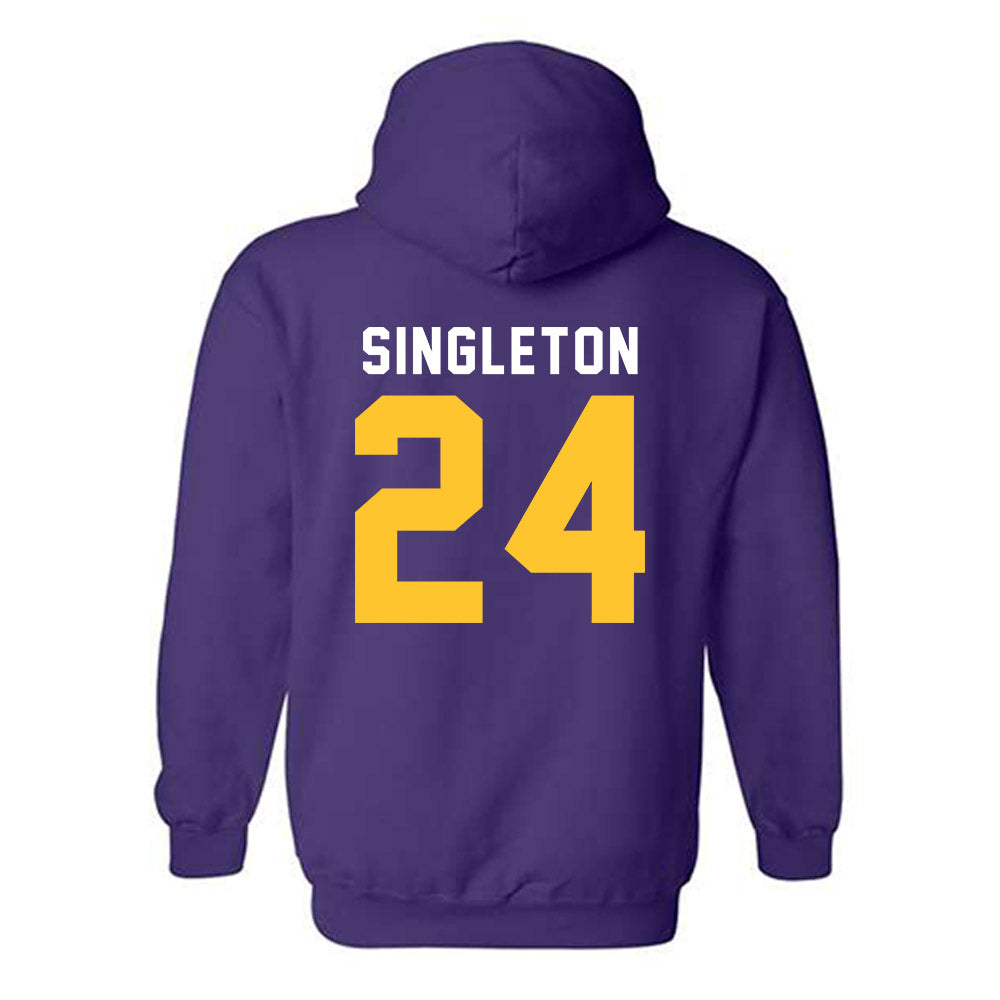 LSU - NCAA Football : Tylen Singleton - Classic Shersey Hooded Sweatshirt-1