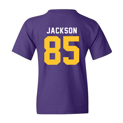 LSU - NCAA Football : Josh Jackson - Classic Shersey Youth T-Shirt-1