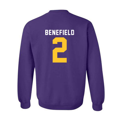 LSU - NCAA Football : Ty Benefield - Classic Shersey Crewneck Sweatshirt-1