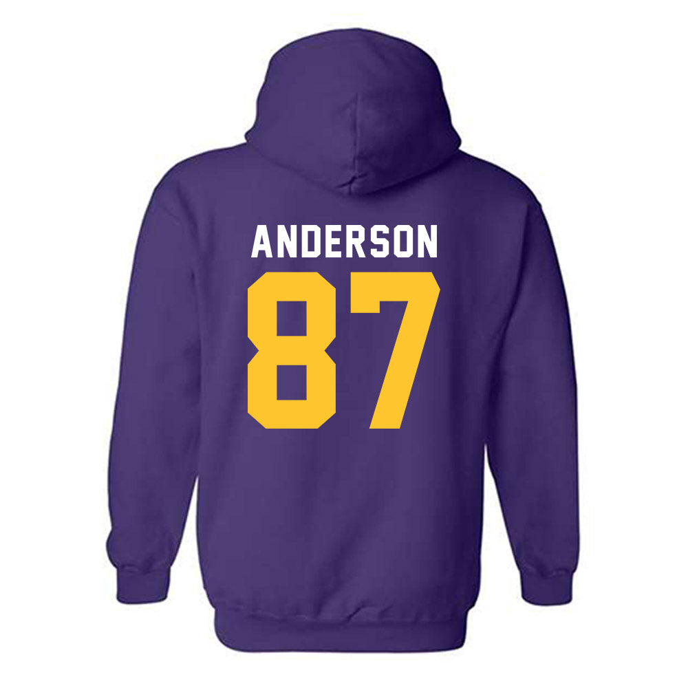 LSU - NCAA Football : JC Anderson - Classic Shersey Hooded Sweatshirt-1