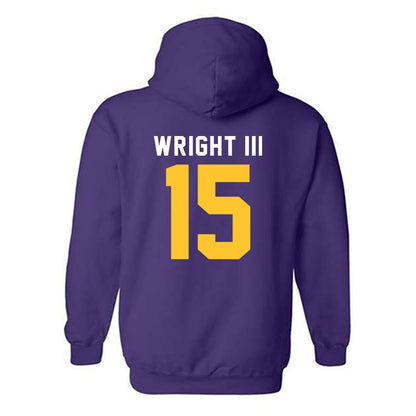 LSU - NCAA Football : Phillip Wright III - Classic Shersey Hooded Sweatshirt-1