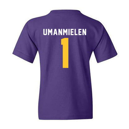 LSU - NCAA Football : Princewill Umanmielen - Classic Shersey Youth T-Shirt-1