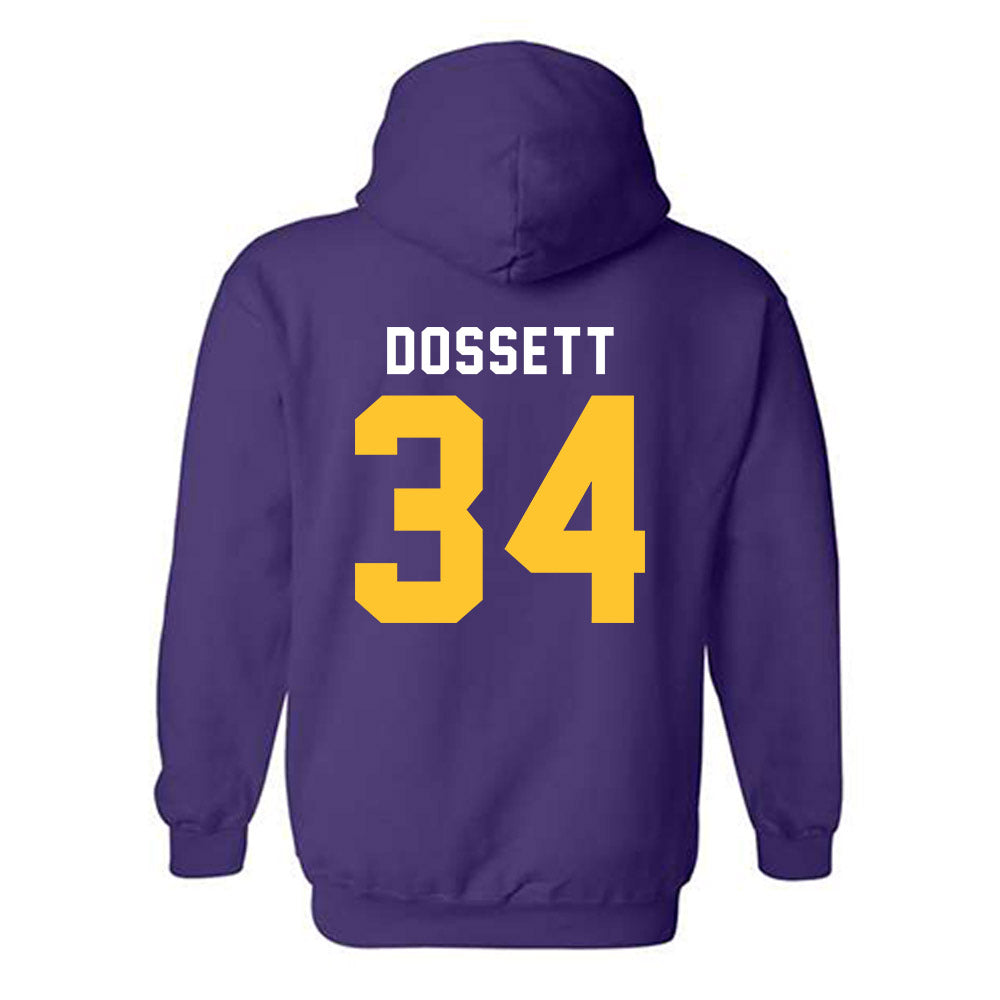 LSU - NCAA Football : Mason Dossett - Classic Shersey Hooded Sweatshirt-1