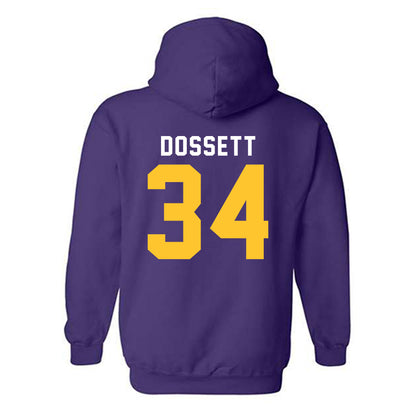 LSU - NCAA Football : Mason Dossett - Classic Shersey Hooded Sweatshirt-1