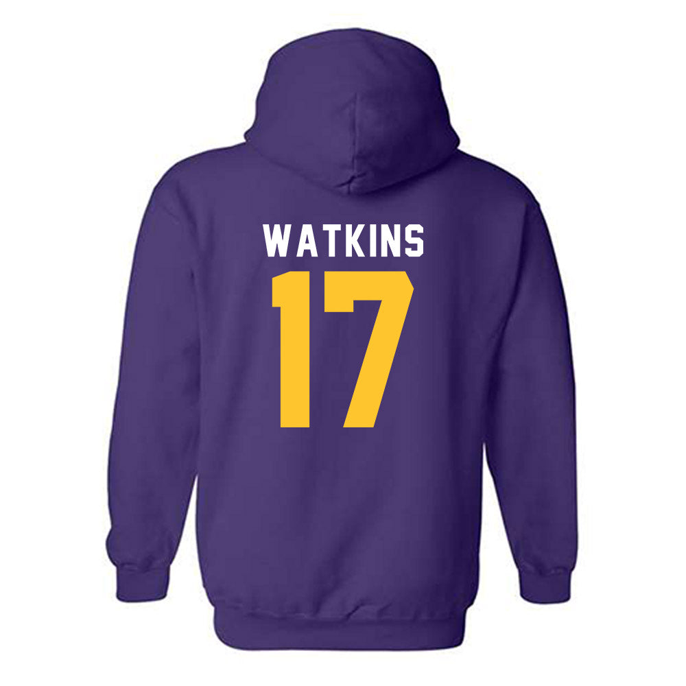 LSU - NCAA Football : Winston Watkins - Classic Shersey Hooded Sweatshirt-1