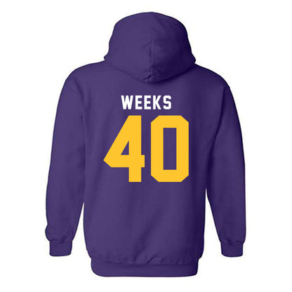 LSU - NCAA Football : Whit Weeks - Classic Shersey Hooded Sweatshirt-1