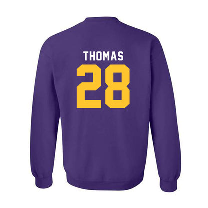 LSU - NCAA Football : Jhase Thomas - Classic Shersey Crewneck Sweatshirt-1
